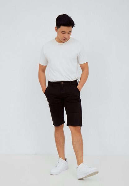 Carvil Celana Pendek Pria Bermuda NIMO - BLACK
