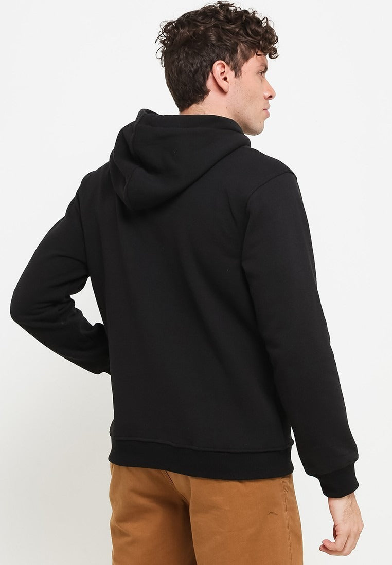Carvil Sweater Pria CREW-BLK BLACK