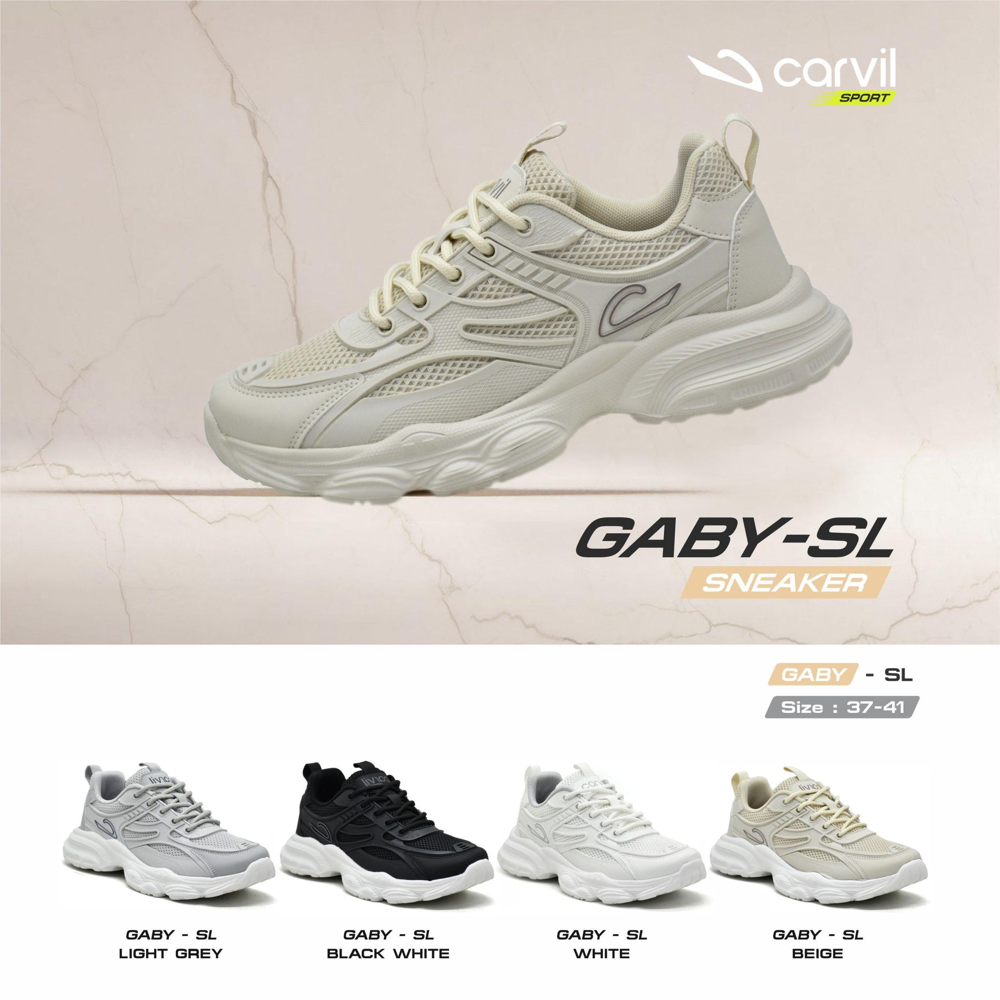 Carvil Sepatu Wanita Gaby - SL - Casual Sneaker Woman