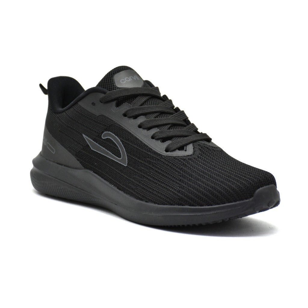 Carvil Sepatu Pria CLOVIS-SM BLACK/BLACK
