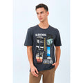 Carvil Kaos Pria PORSCH - CHARCOAL