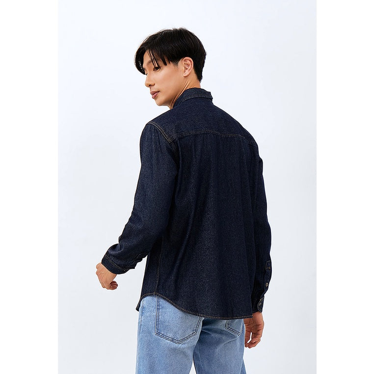 Carvil Kemeja Pria LEWIS - DARK BLUE