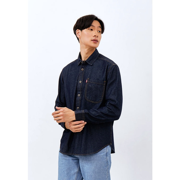Carvil Kemeja Pria LEWIS - DARK BLUE
