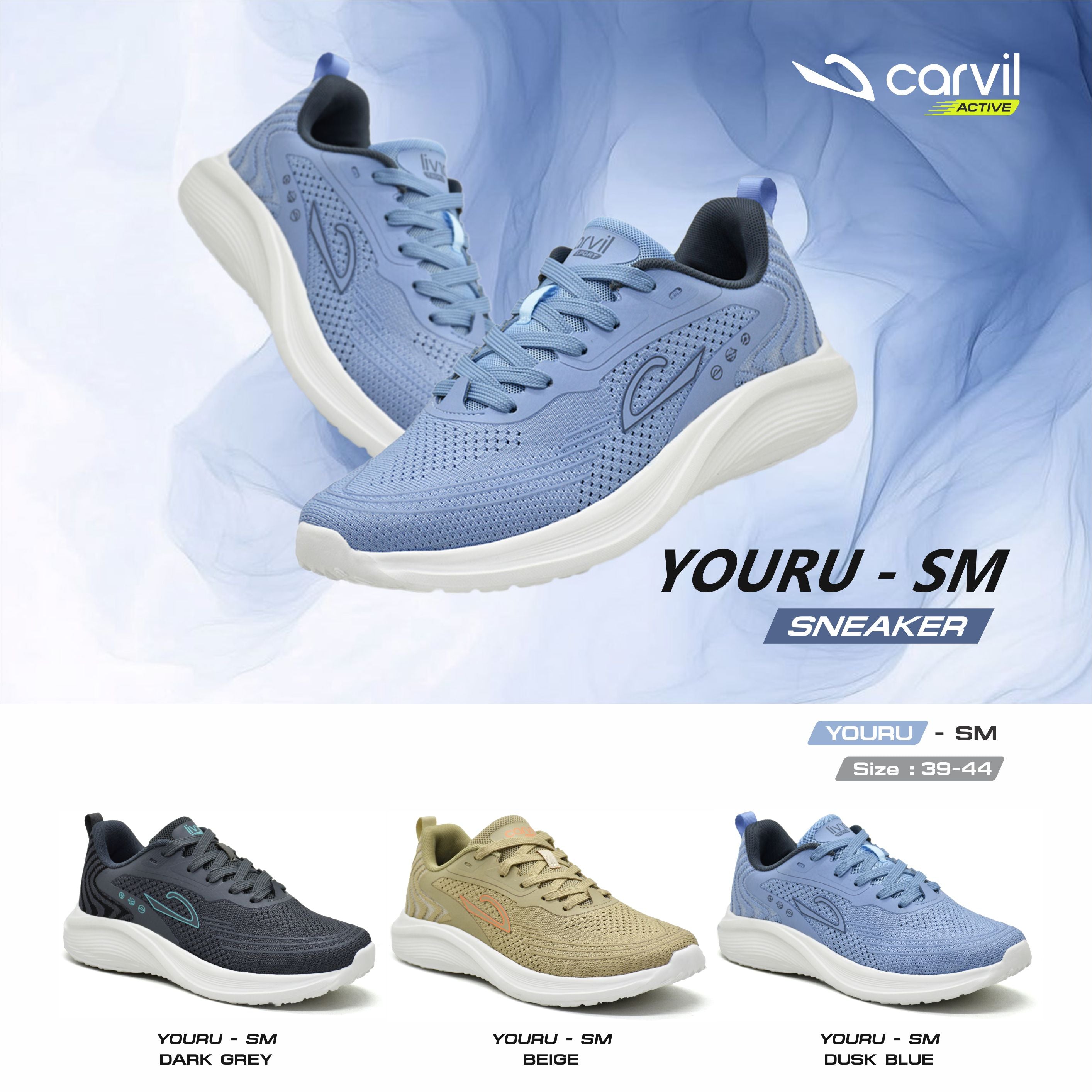 Carvil Sepatu Pria Youru-SM