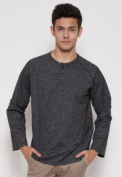 Carvil Sweater Pria AIZAR-BLK