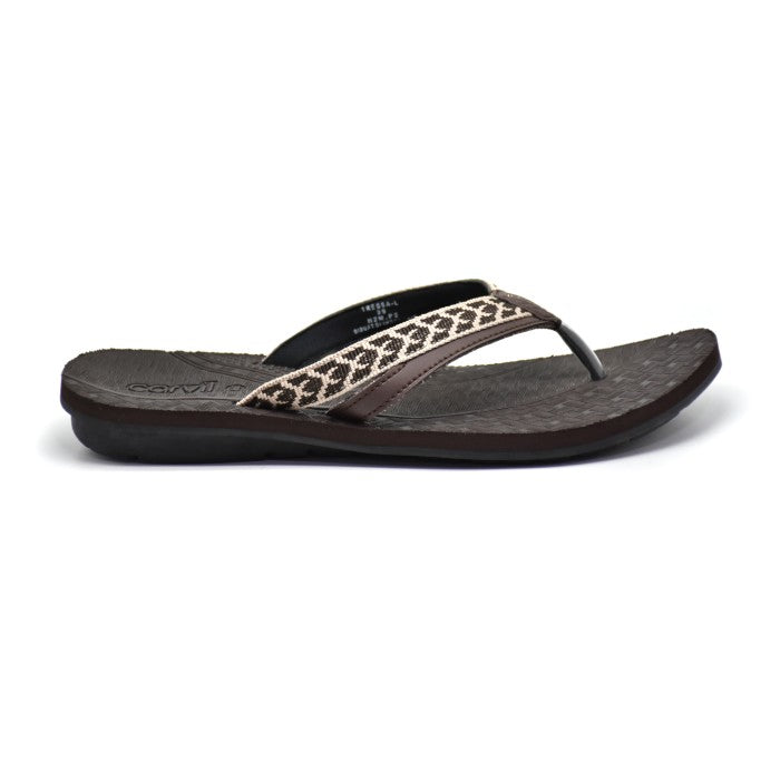 Carvil Sandal Wanita TRESSA L BROWN/BEIGE