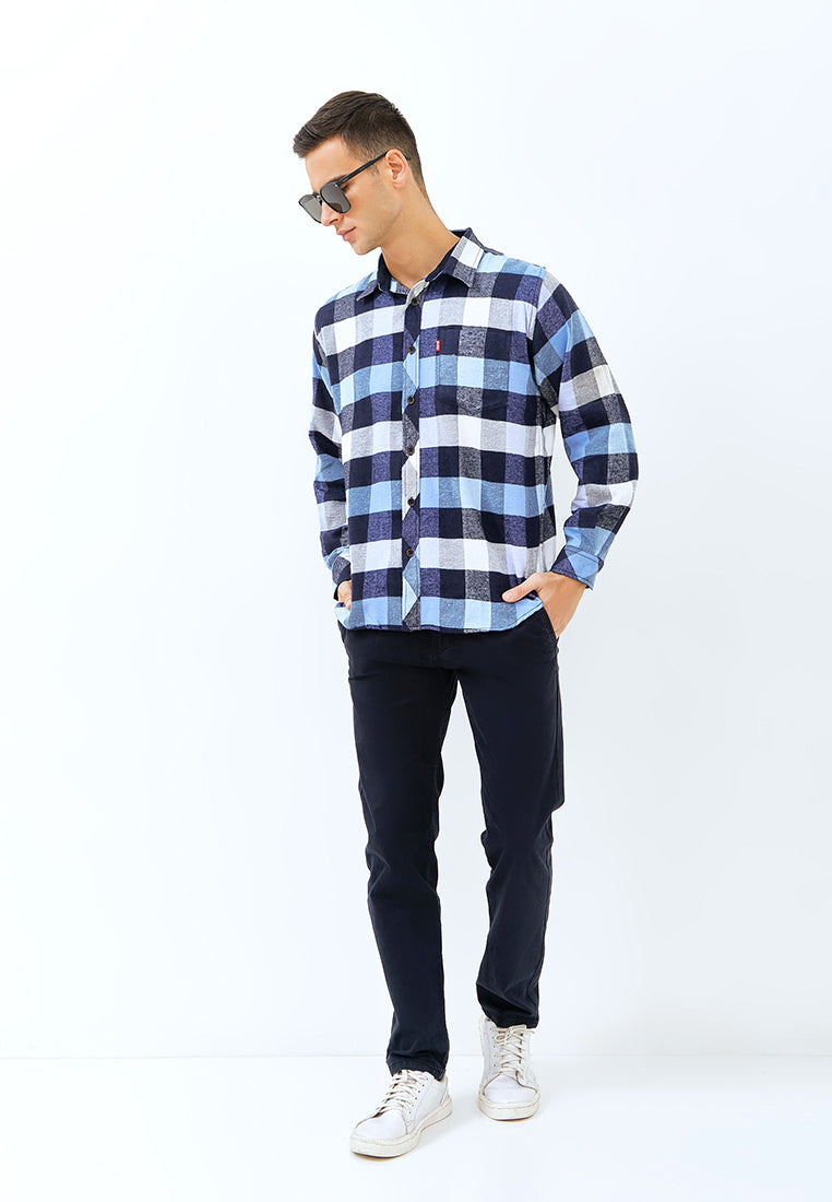 Carvil Kemeja Pria LS CLEVE MULTI COLOR