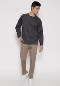 Carvil Sweater Pria AIZAR-BLK