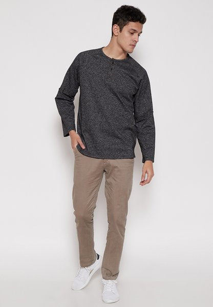 Carvil Sweater Pria AIZAR-BLK