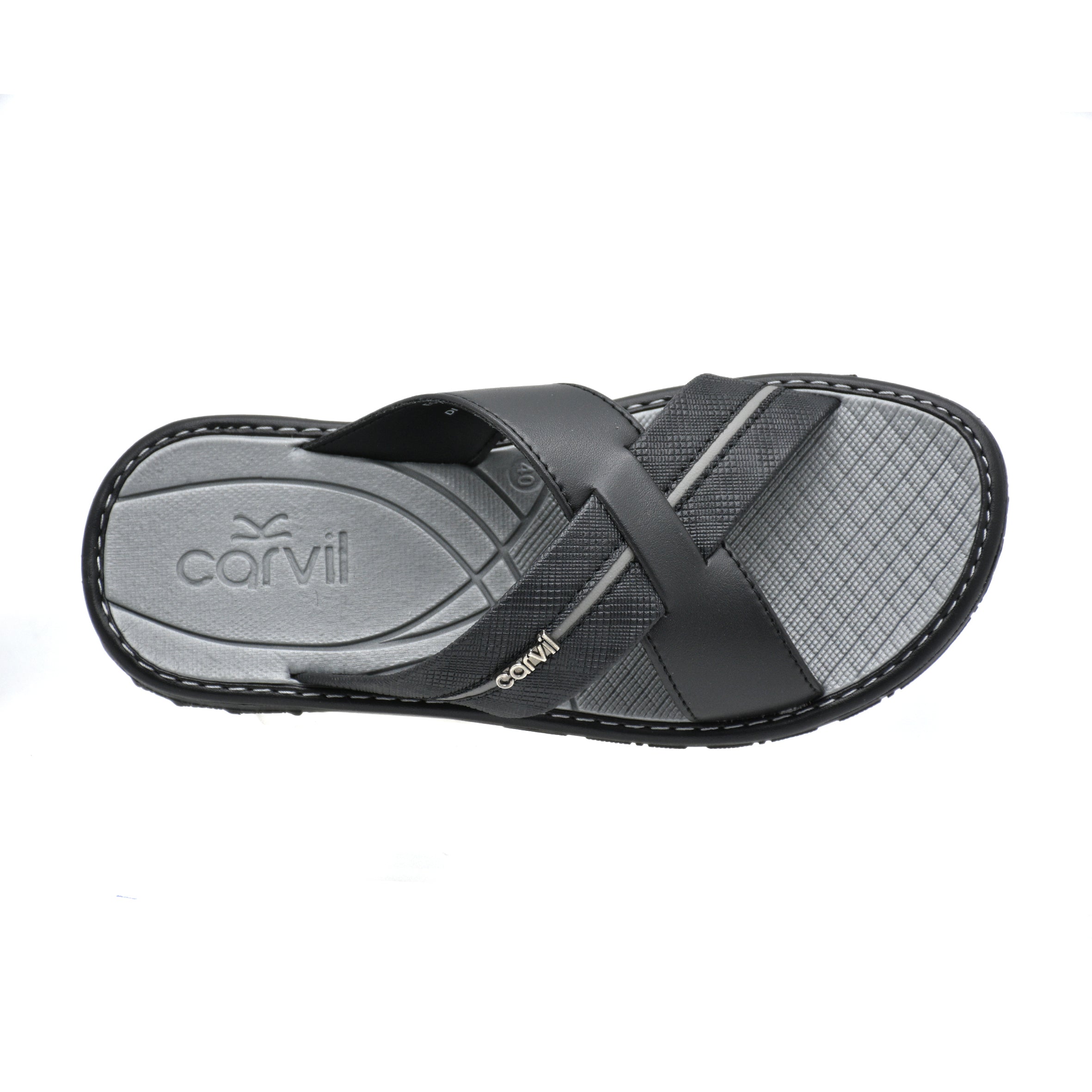 Carvil Sandal Pria ESPRESSO-03 M BLACK