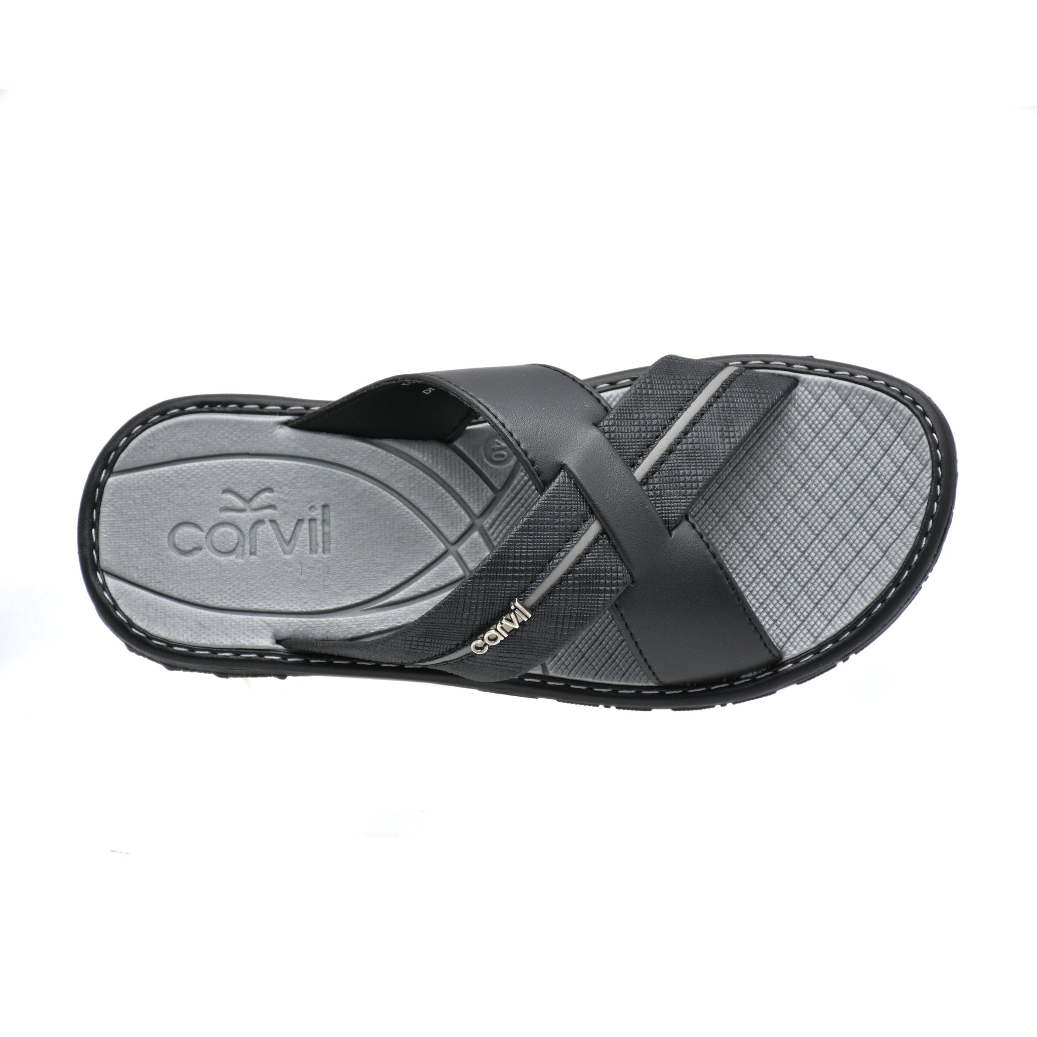 Carvil Sandal Pria ESPRESSO-03 M BLACK