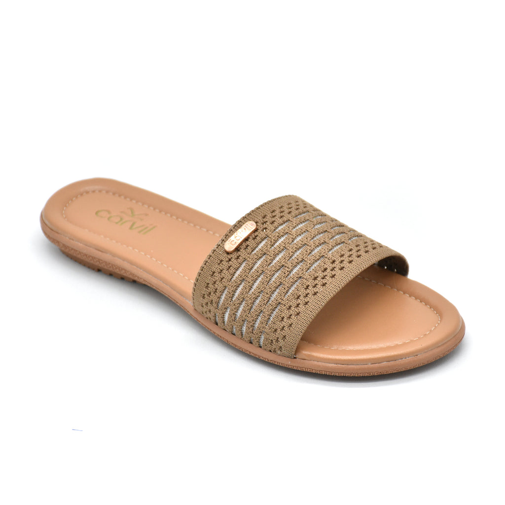 Carvil Sandal Wanita ALVENA 02 L - BROWN