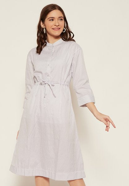 Carvil Sweater Dress Ladies ARABEL-GRY