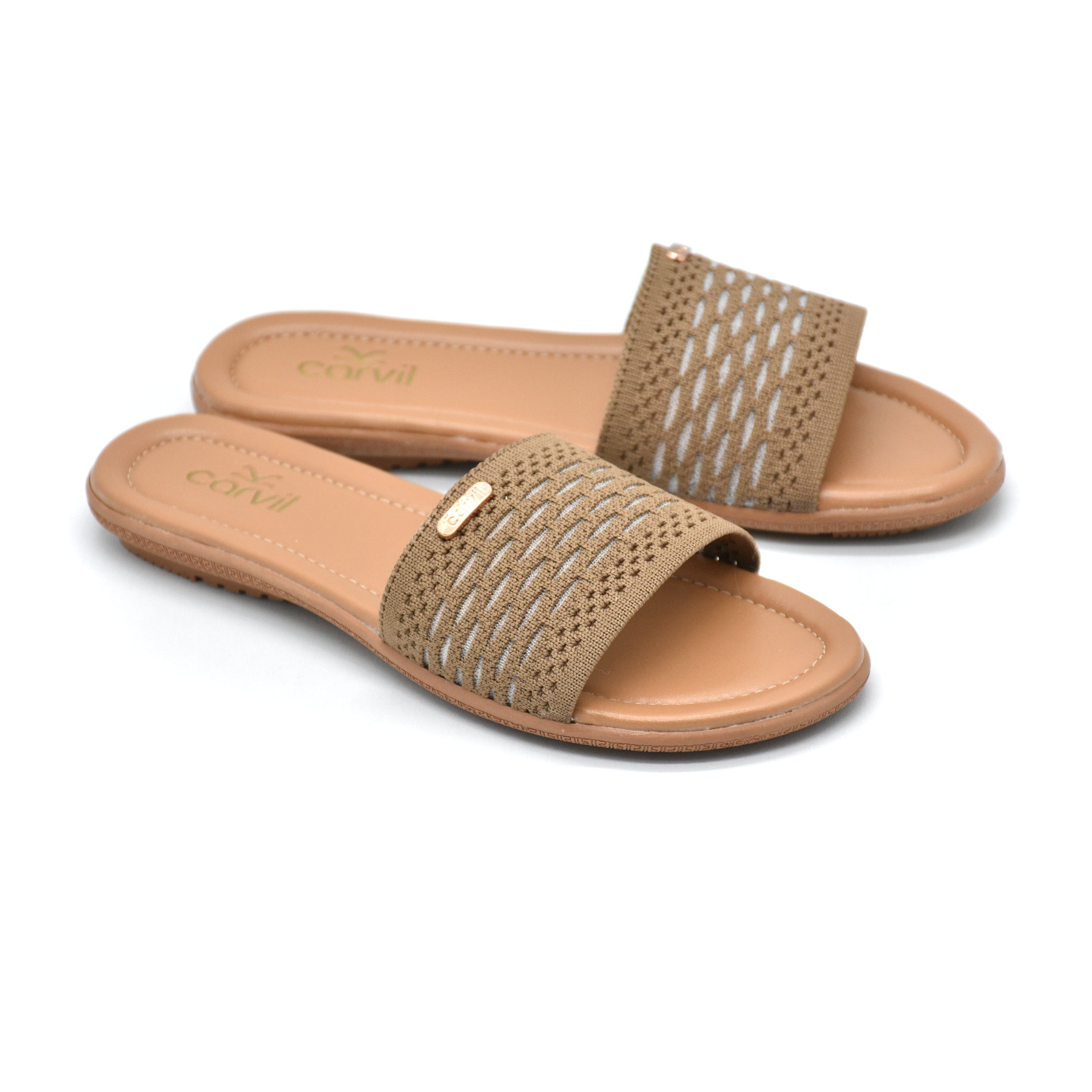 Carvil Sandal Wanita ALVENA 02 L - BROWN