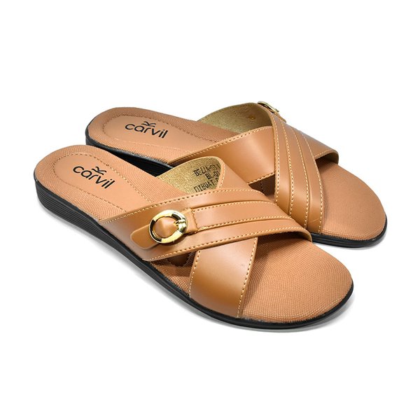 Carvil Sandal Casual Wanita BELLA-03L STONE
