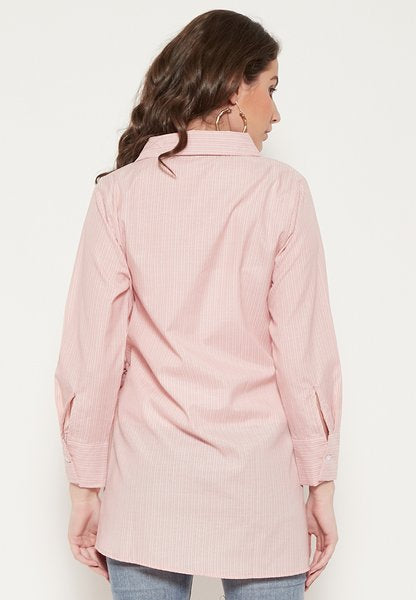 Carvil Kemeja Blouse Ladies SHELOMITA-PNK