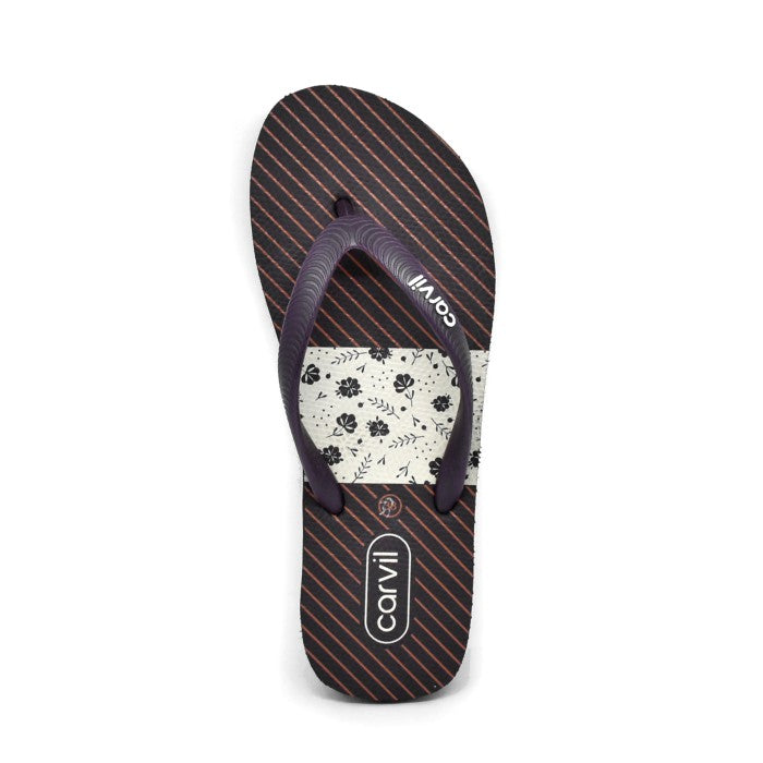 Carvil Sandal FlipFlop Wanita VANIA BROWN/BEIGE