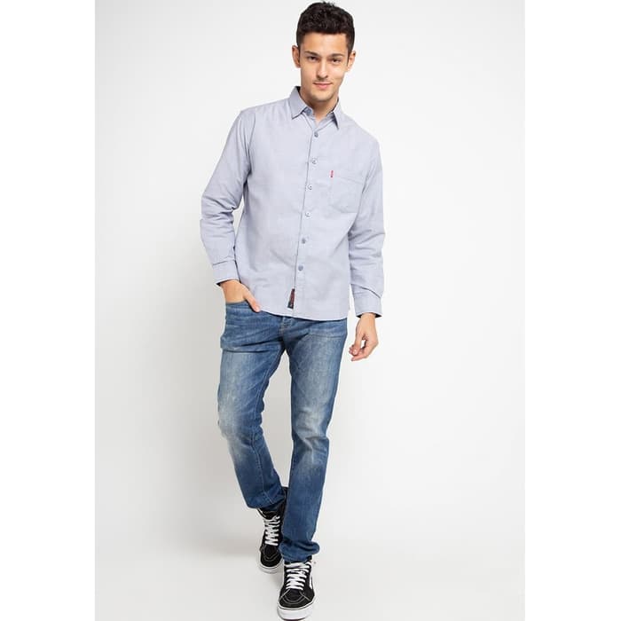 Carvil Kemeja Pria AZURA-BLU - XL