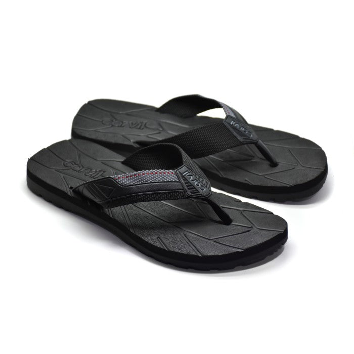 Carvil Sandal Pria GIOVANI M BLACK-GREY
