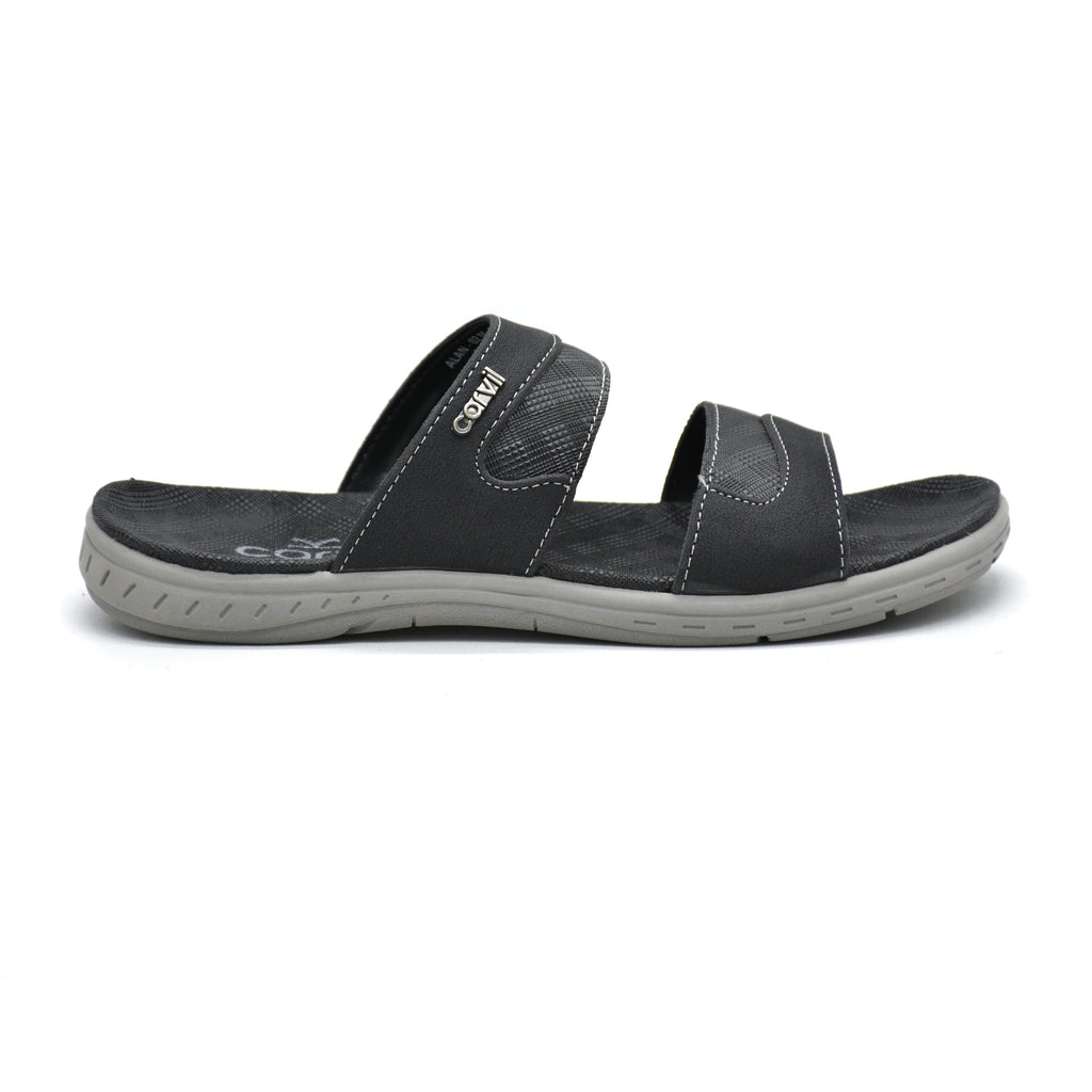 Carvil Sandal Pria ALAN-02 M BLACK