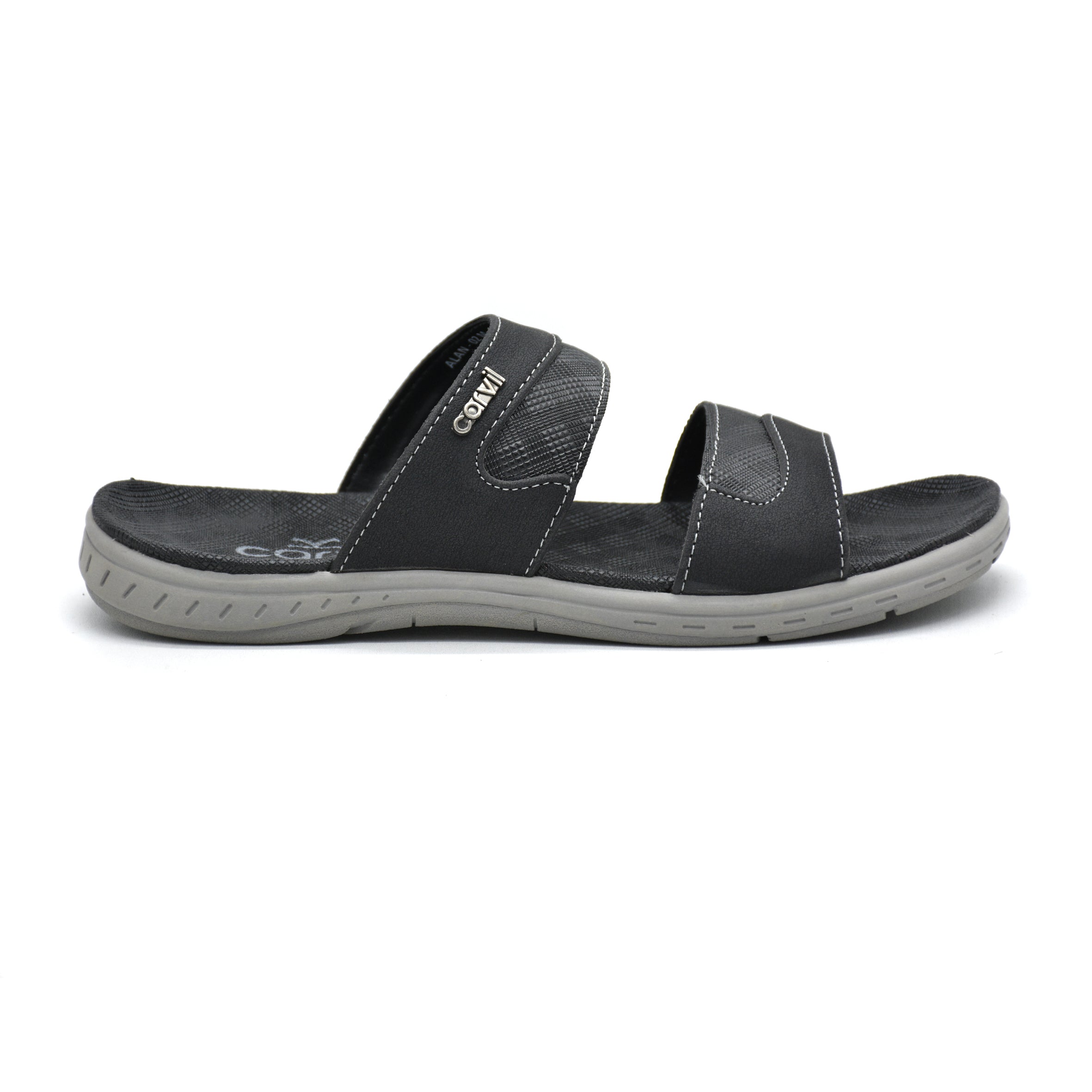 Carvil Sandal Pria ALAN-02 M BLACK
