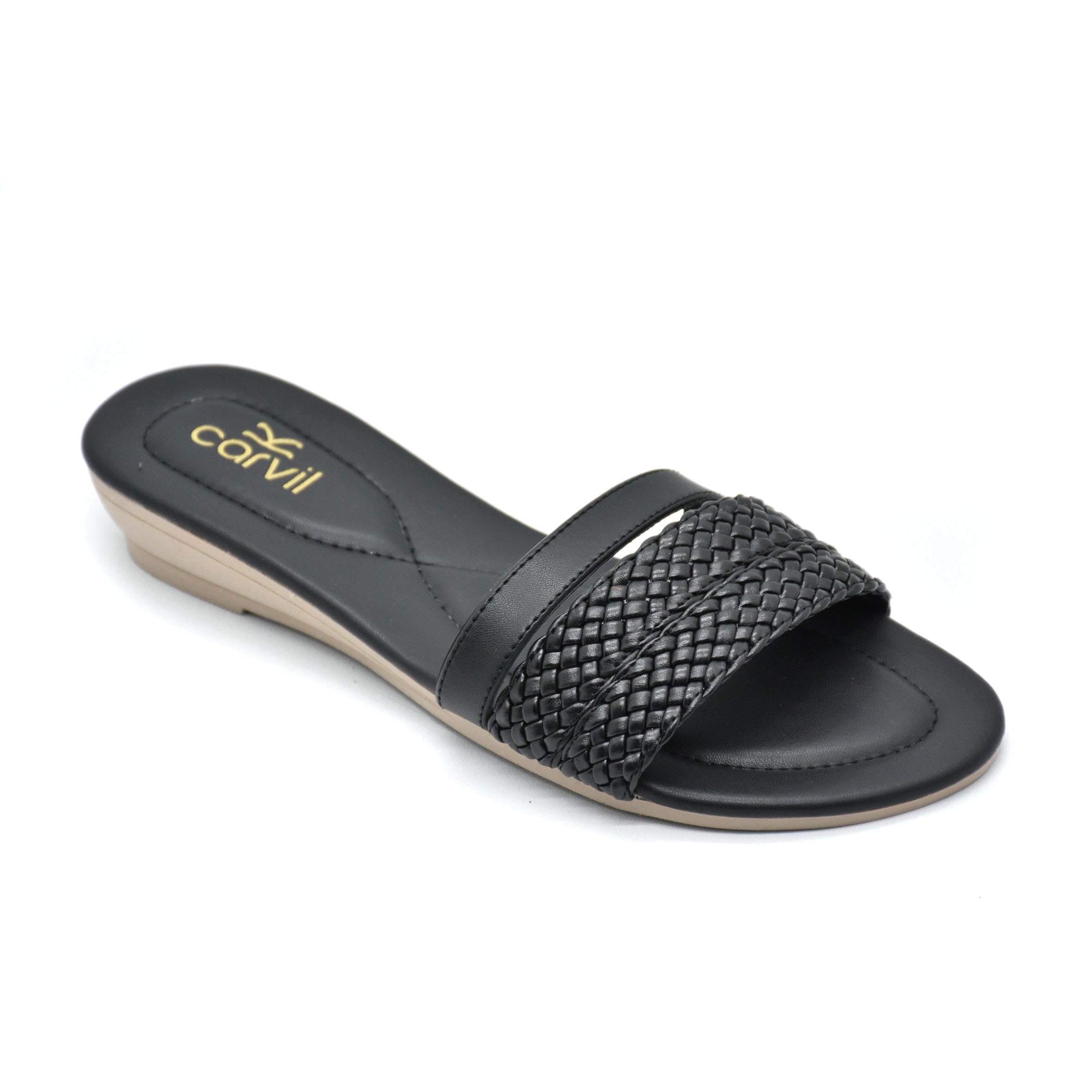 Carvil Sandal Wanita MAHALINI-03 L BLACK