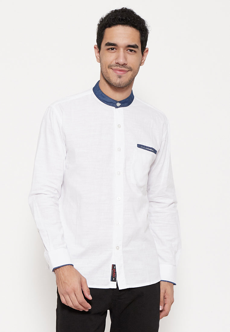 Carvil Baju Koko AHMED - WHITE