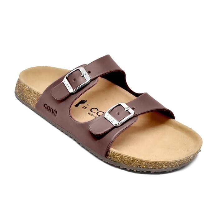 Carvil Sandal Wanita MIKHA-02L BROWN