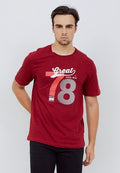 Carvil Kaos Pria VISUAL-14B MAROON