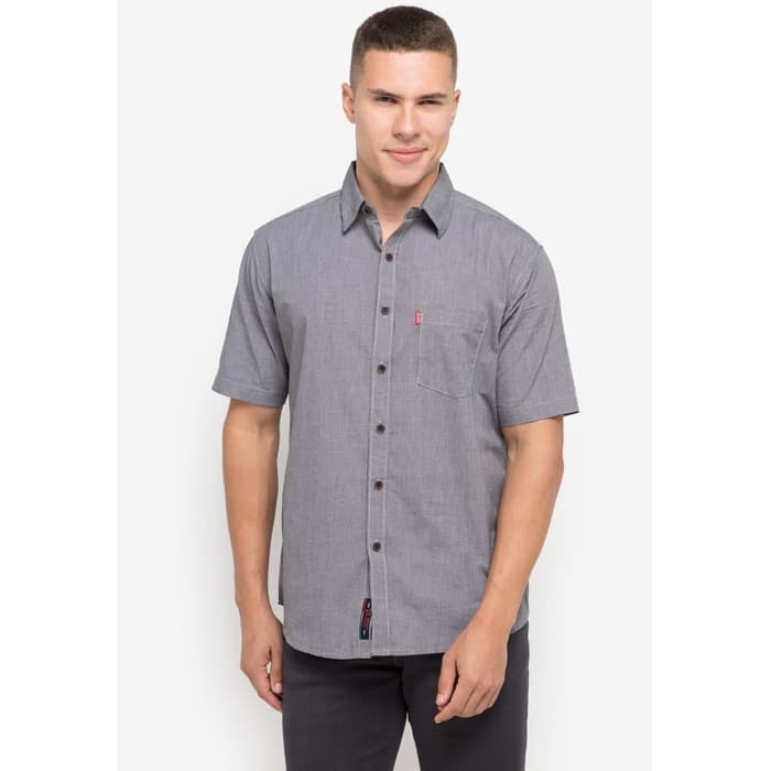 Carvil Kemeja Pria DENHAM-BLACK