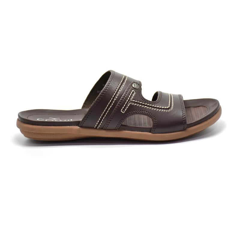 Carvil Sandal Pria KIANO-02 M DARK BROWN