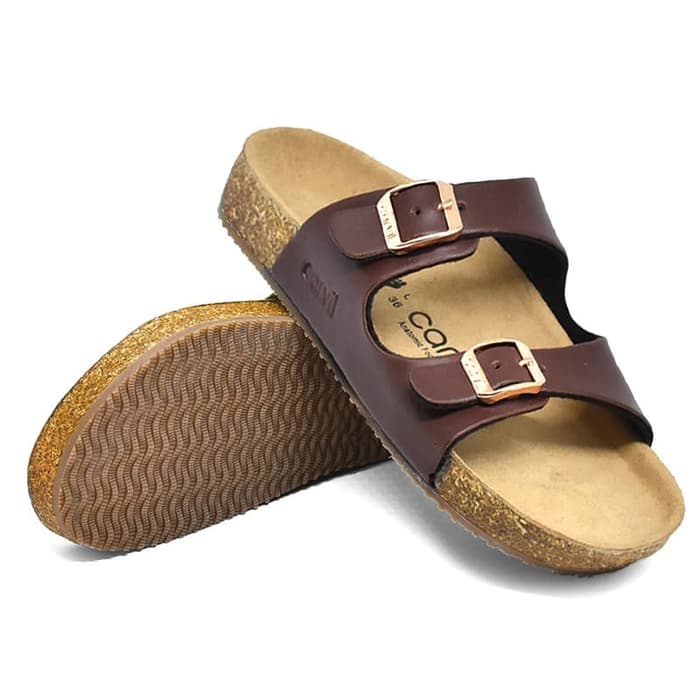 Carvil Sandal Wanita MIKHA-02L BROWN