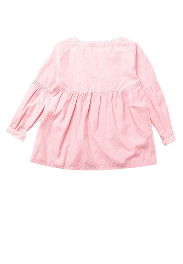 Carvil Blouse Anak VIVE - RD PINK