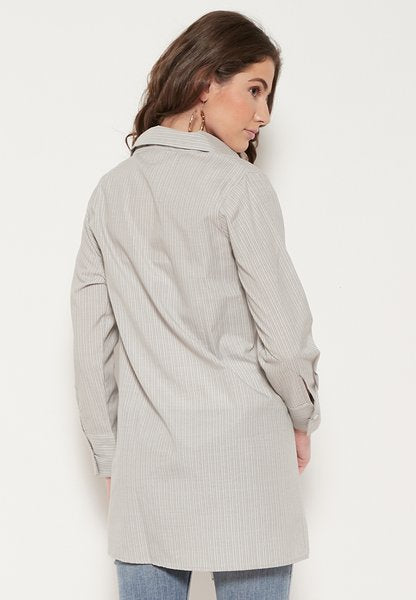 Carvil Kemeja Blouse Ladies SHELOMITA-GRY