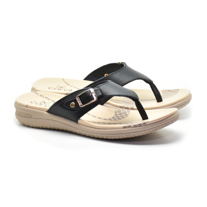 Carvil Sandal Casual Wanita ADREA-01 L BLACK
