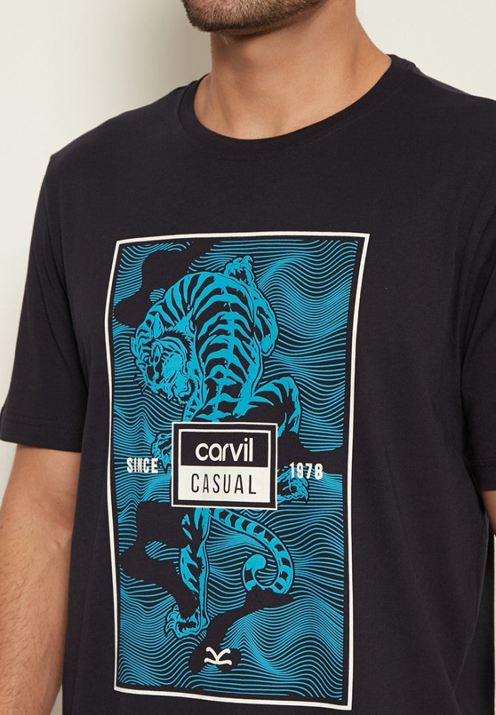 Carvil Kaos Pria TIGER-NVI NAVY