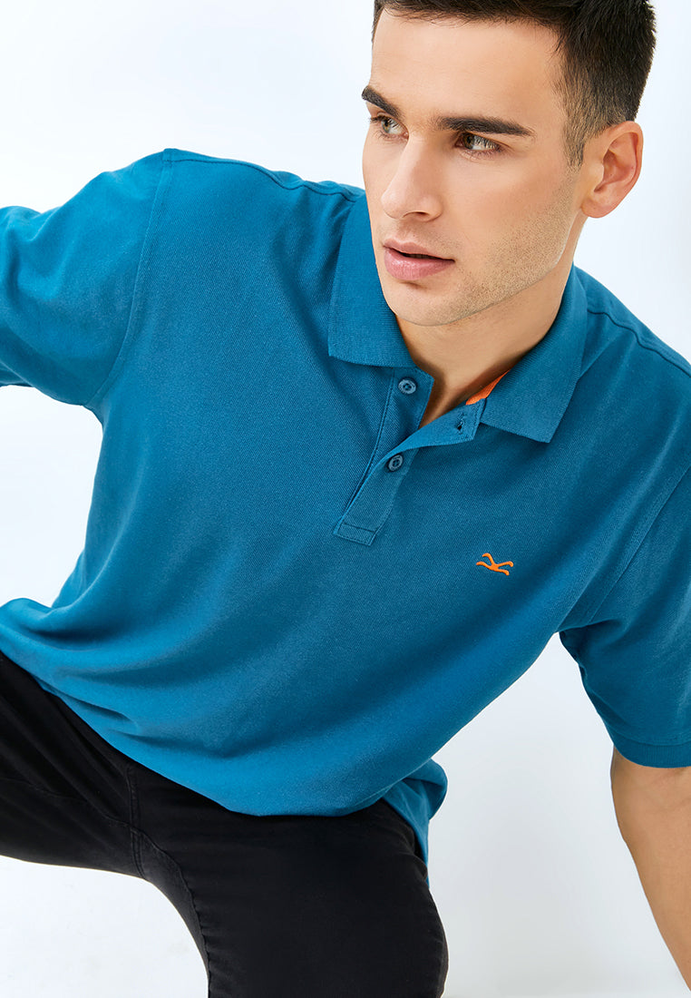Carvil Polo Man PIQUE-TEA BLUE TEAL