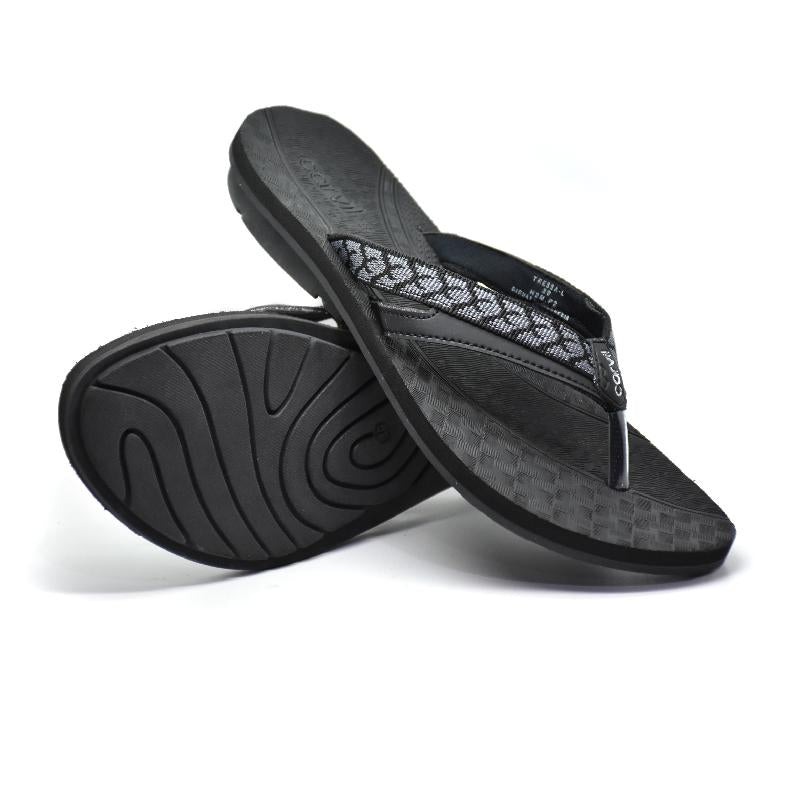 Carvil Sandal Wanita TRESSA-L BLACK/GREY