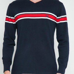 Carvil Kemeja Sweater Pria CIRO NAVY