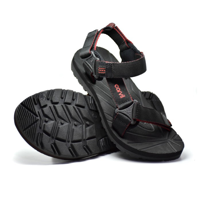 Carvil Sandal Gunung Pria REDFORD-GM BLACK/RED