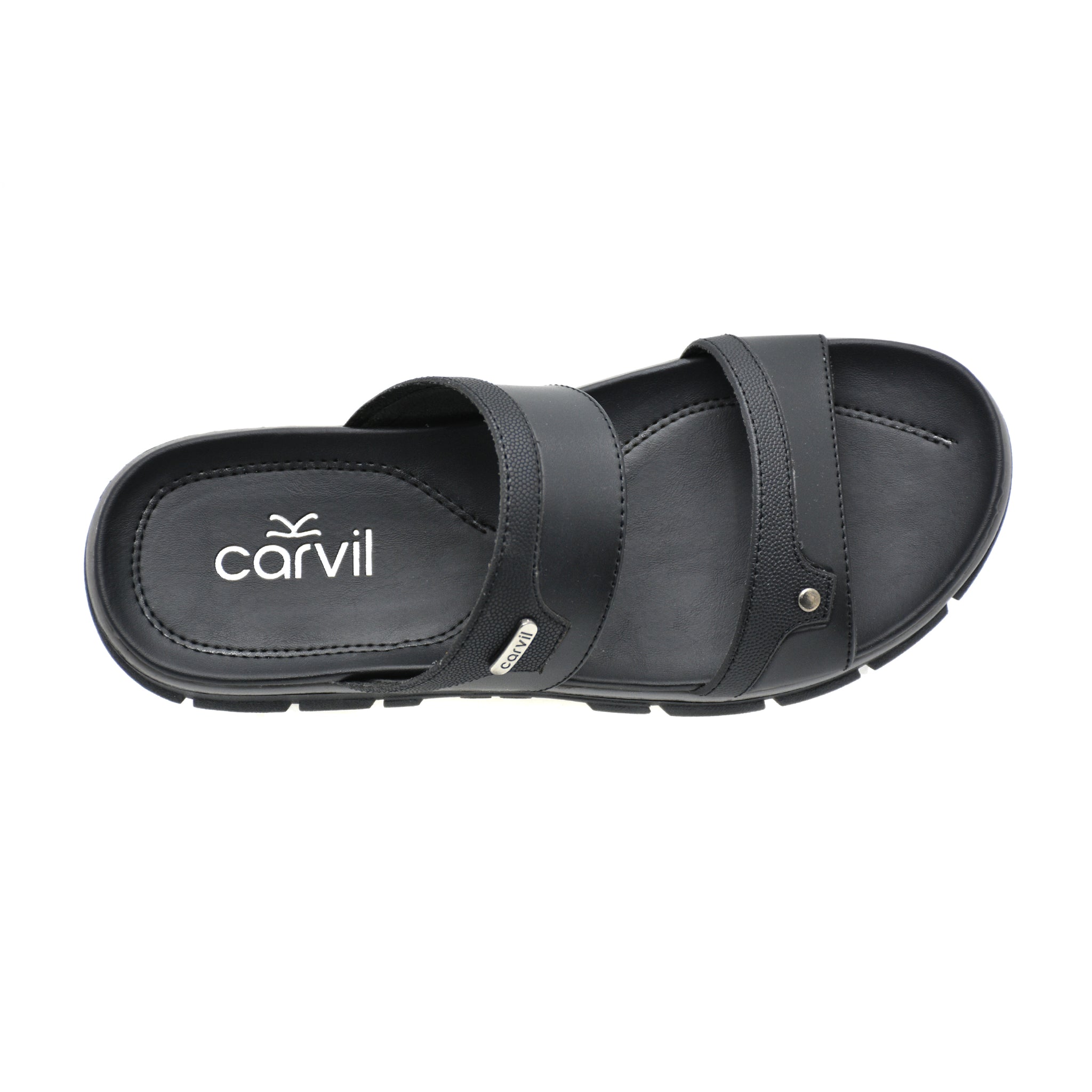 Carvil Sandal Pria LEWSON-02 M BLACK