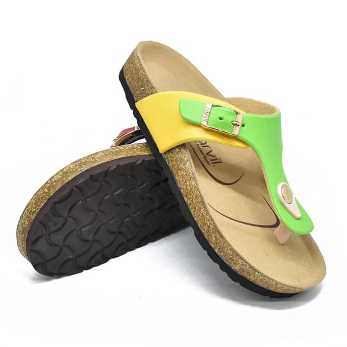Carvil Sandal Anak VENICE-TW GREEN/YELLOW