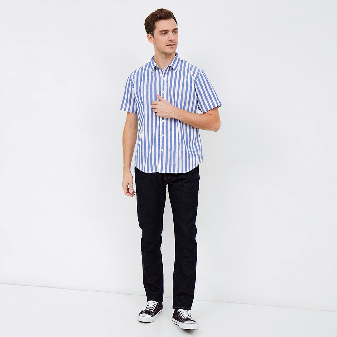 Carvil Kemeja Pria ACE-BLU BLUE