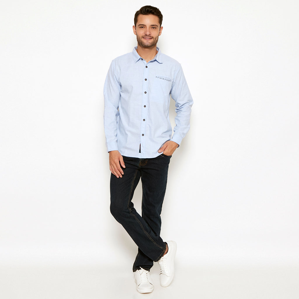 Carvil Kemeja Pria ALDAIR-BLU BLUE