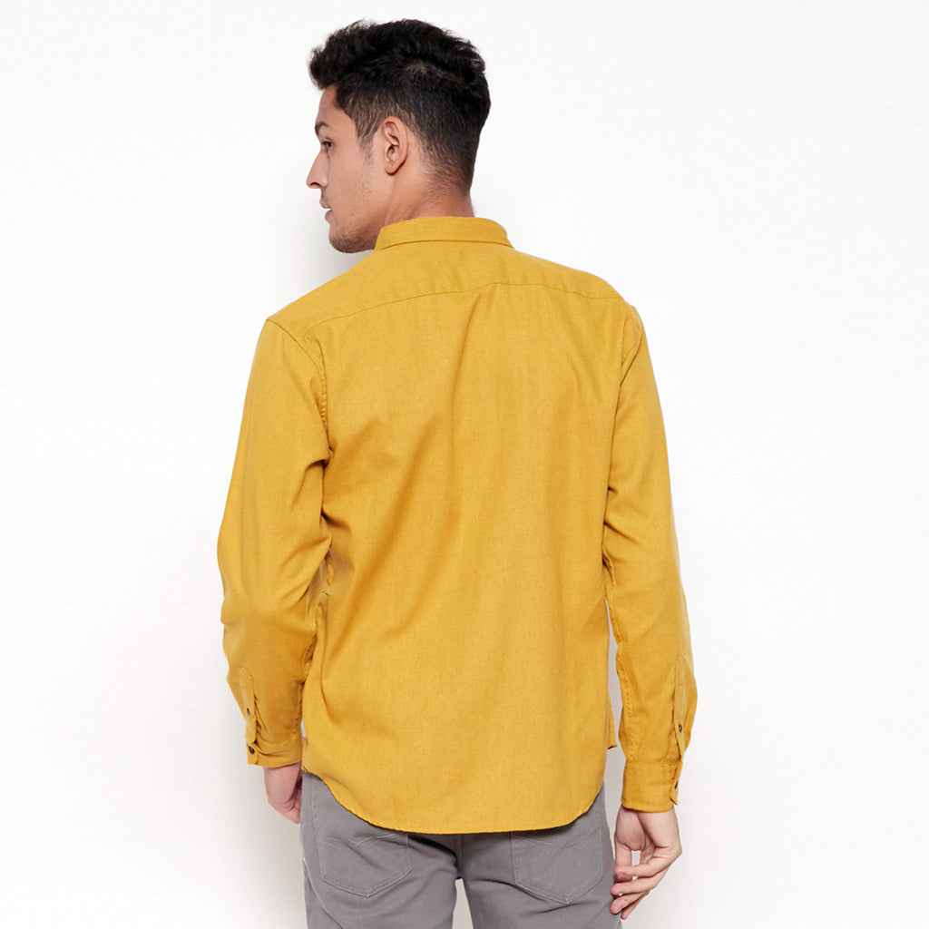 Carvil Kemeja Pria ARVIE-MTR MUSTARD
