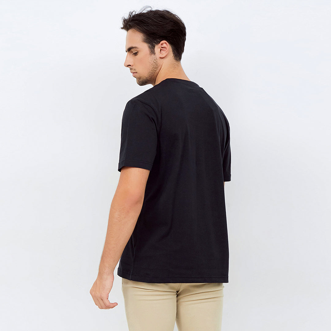 Carvil Tshirt Pria BE FAST-BLK BLACK
