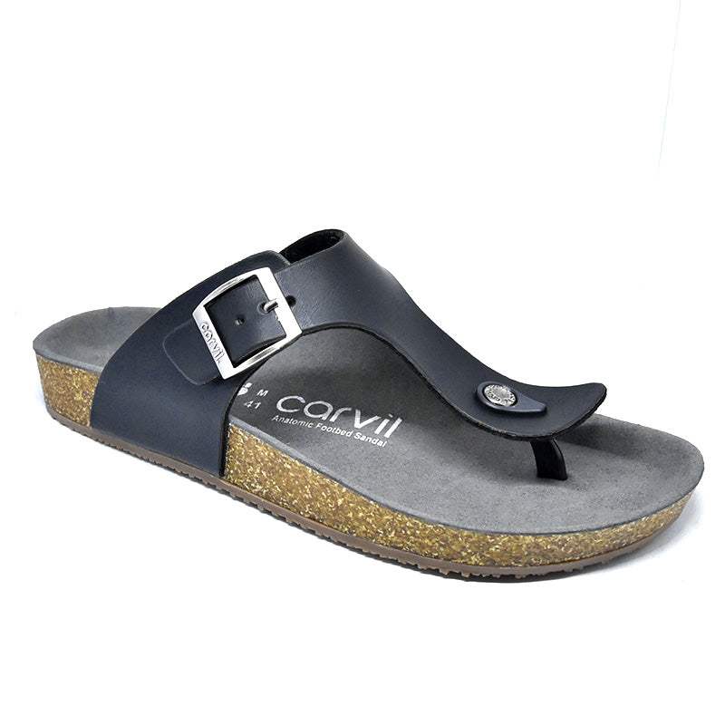 Carvil Footbed Pria BENZO-01M BLACK