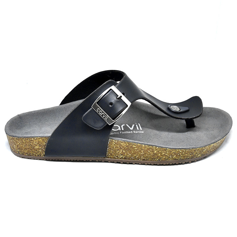 Carvil Footbed Pria BENZO-01M BLACK