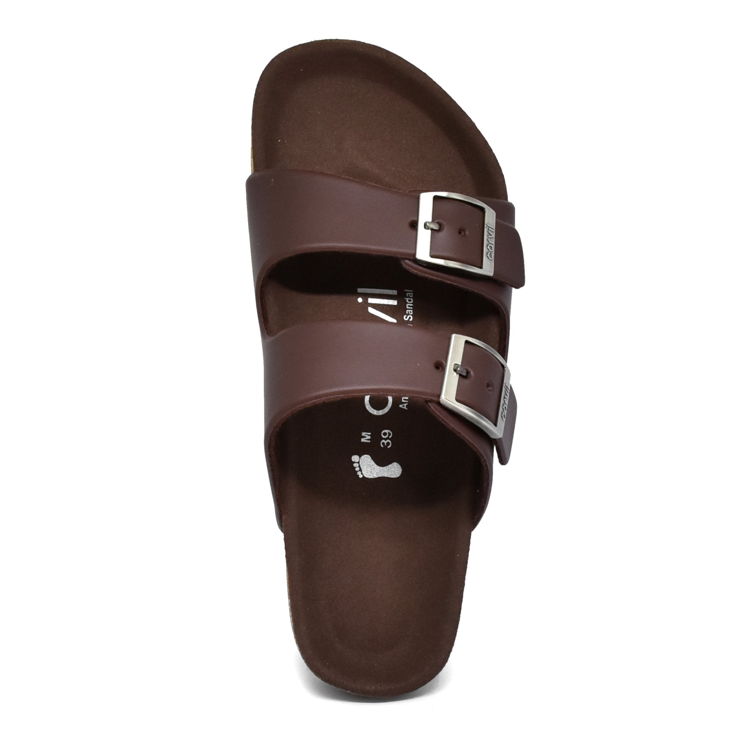 Carvil Sandal Footbed Pria BENZO-02 M BROWN