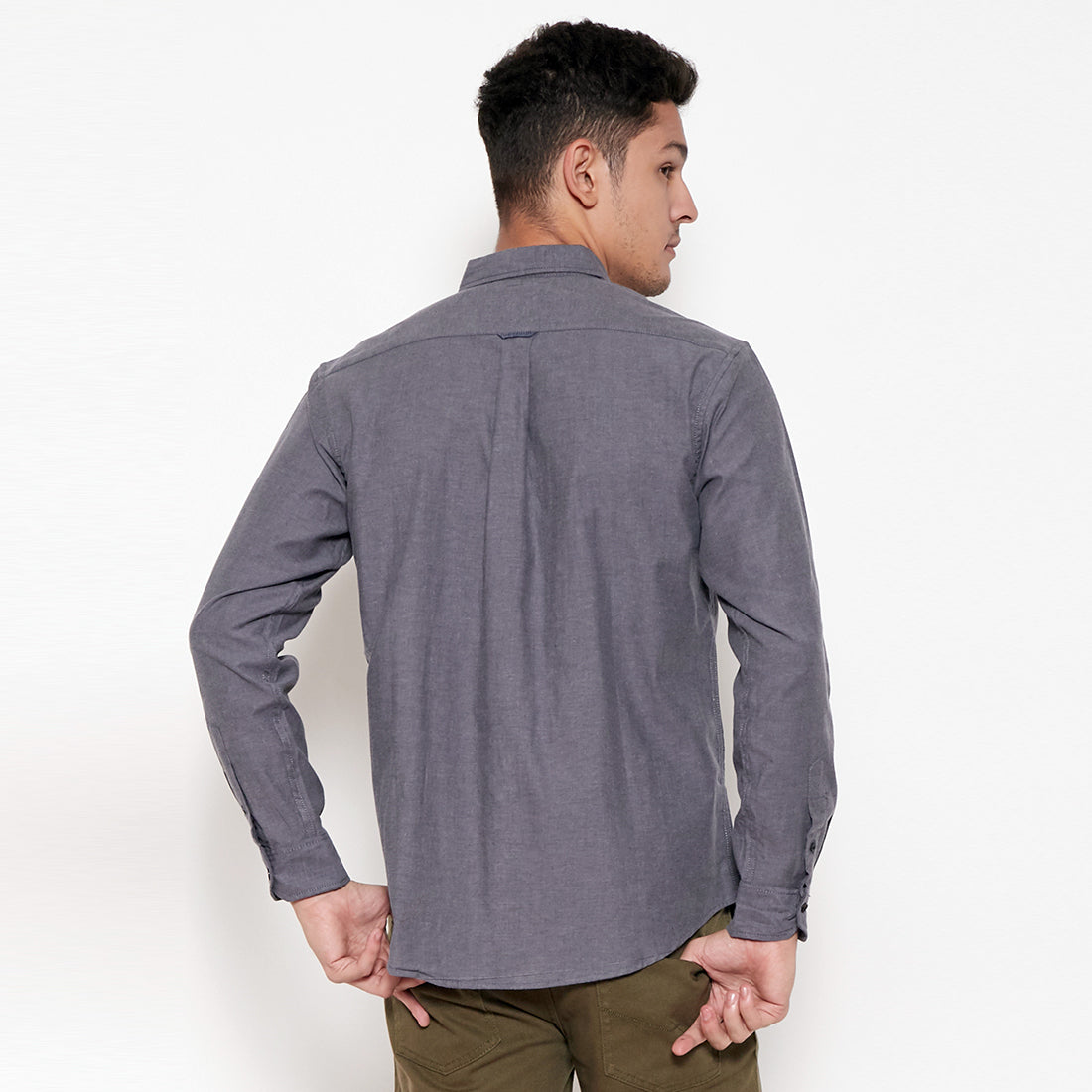 Carvil Kemeja Pria BRONSON-GRY GREY